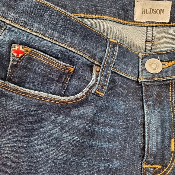 Hudson Krista Crop Skinny Jeans Release Hem - Picture 6 of 8